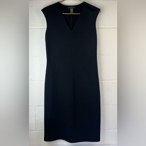 Banana Republic Black Wool Blend Sheath Dress, 6